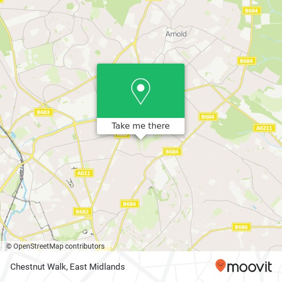 Chestnut Walk map
