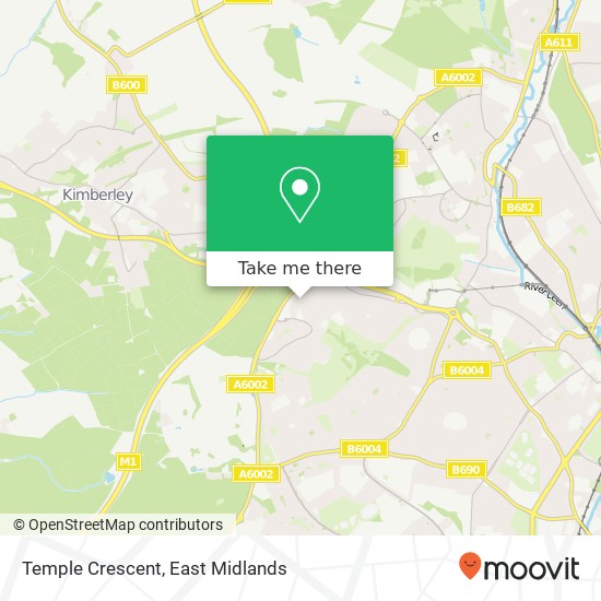 Temple Crescent map