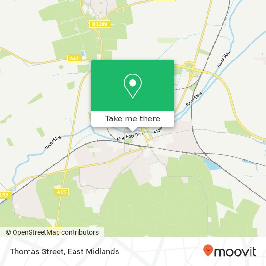 Thomas Street map