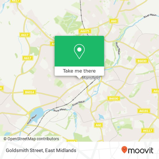 Goldsmith Street map