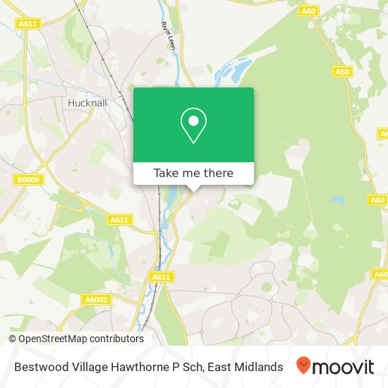 Bestwood Village Hawthorne P Sch map