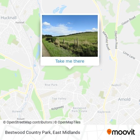 Bestwood Country Park map