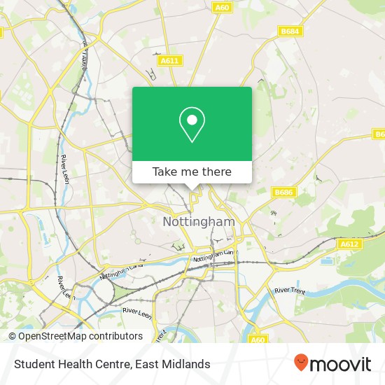 Student Health Centre map