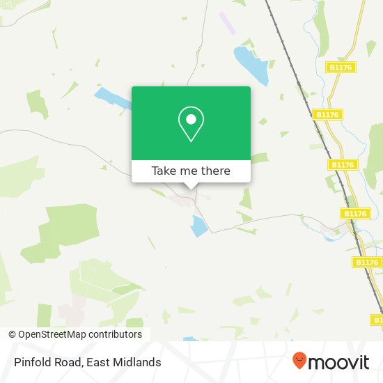 Pinfold Road map