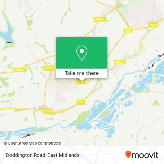 Doddington Road map