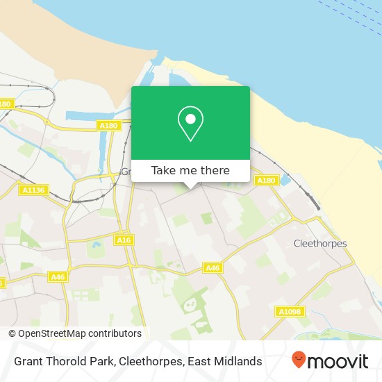 Grant Thorold Park, Cleethorpes map