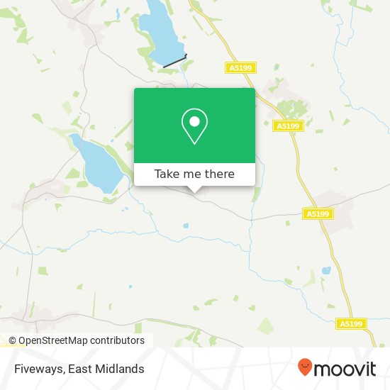 Fiveways map