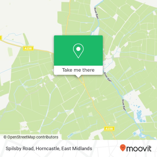 Spilsby Road, Horncastle map