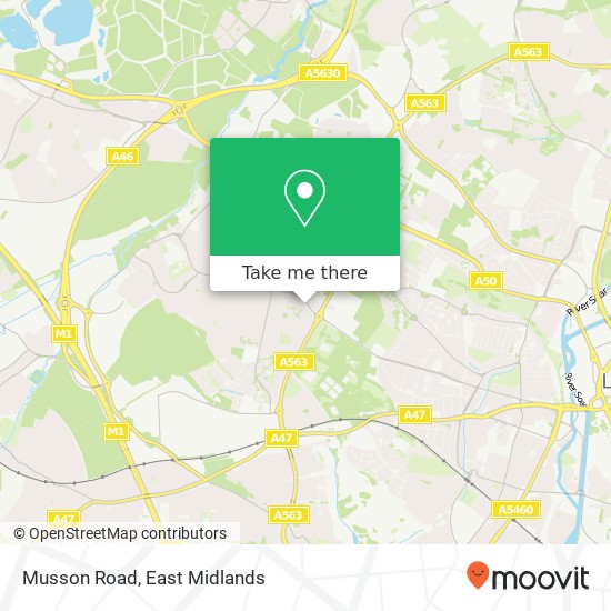 Musson Road map