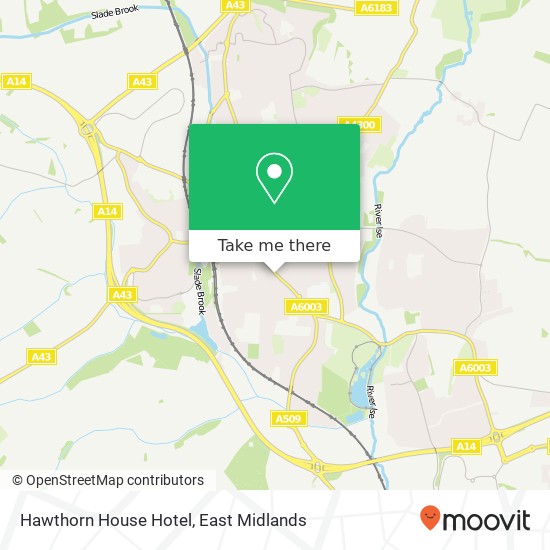 Hawthorn House Hotel map