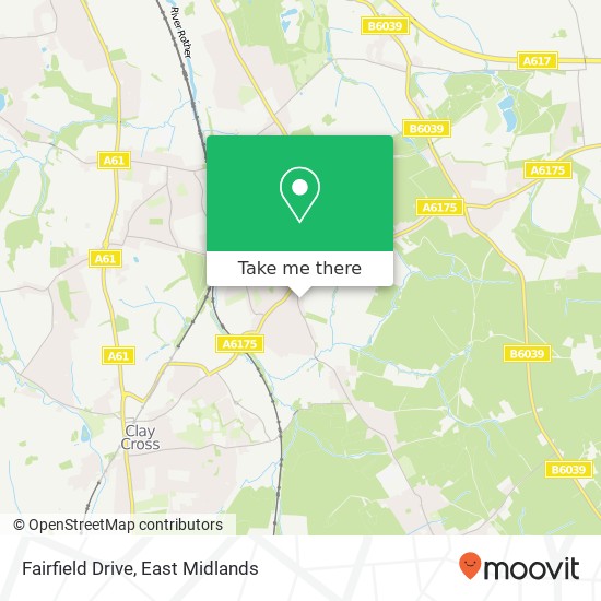 Fairfield Drive map