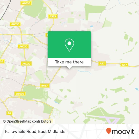 Fallowfield Road map