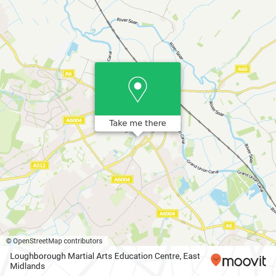Loughborough Martial Arts Education Centre map