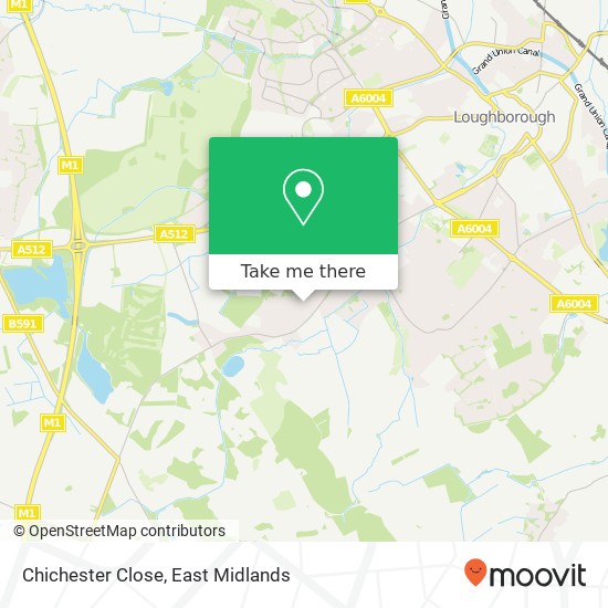 Chichester Close map