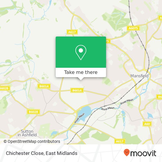 Chichester Close map