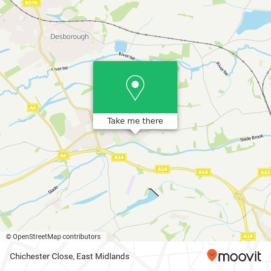 Chichester Close map