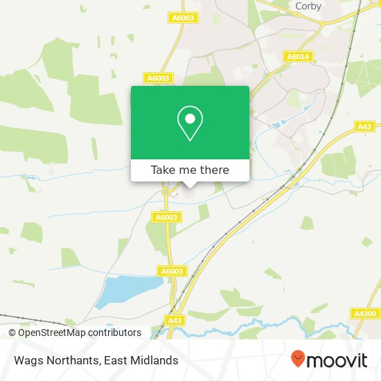 Wags Northants map