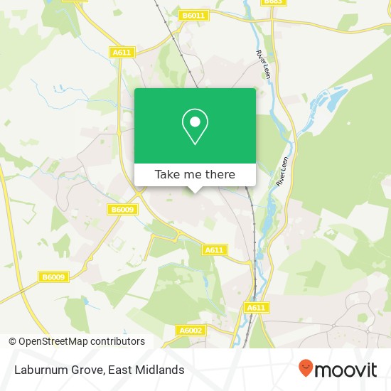 Laburnum Grove map