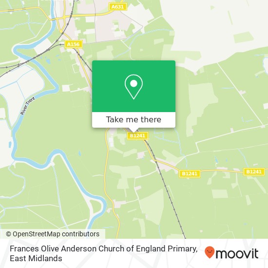 Frances Olive Anderson Church of England Primary map