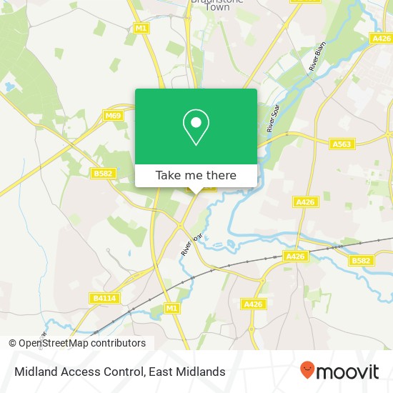 Midland Access Control map