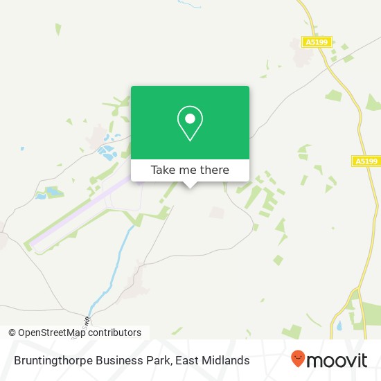 Bruntingthorpe Business Park map