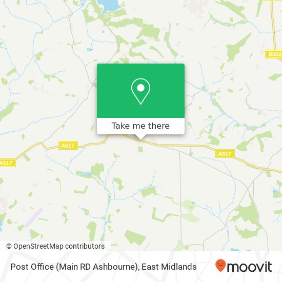 Post Office (Main RD Ashbourne) map
