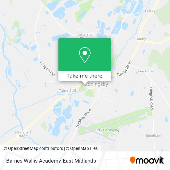 Barnes Wallis Academy map