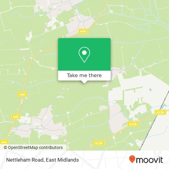 Nettleham Road map