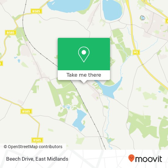 Beech Drive map