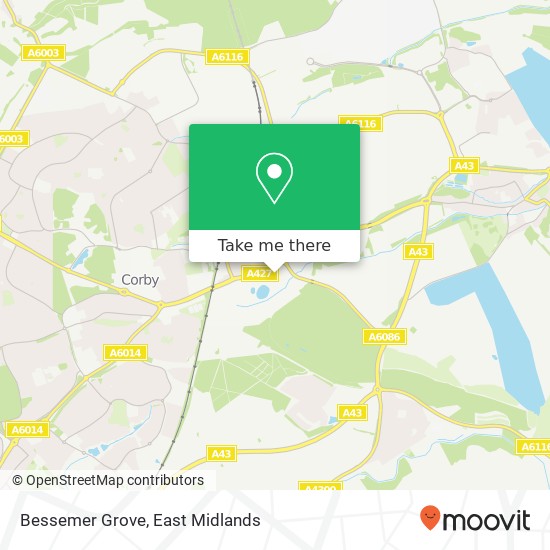Bessemer Grove map