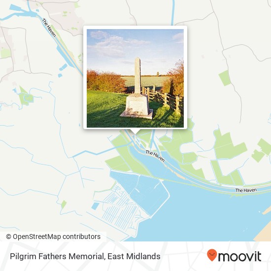 Pilgrim Fathers Memorial map