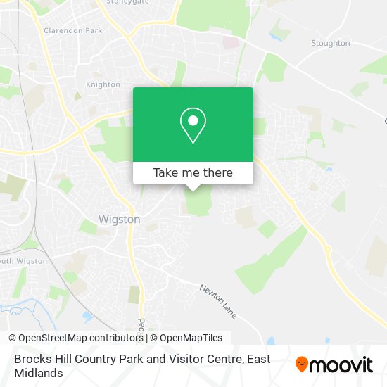 Brocks Hill Country Park and Visitor Centre map
