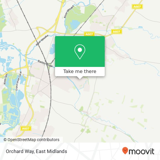 Orchard Way map