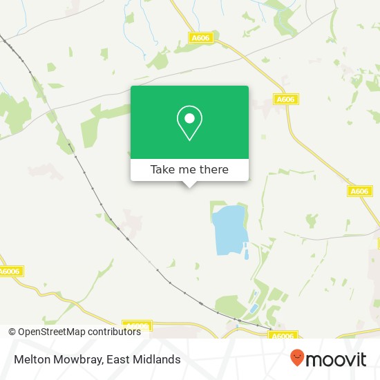 Melton Mowbray map