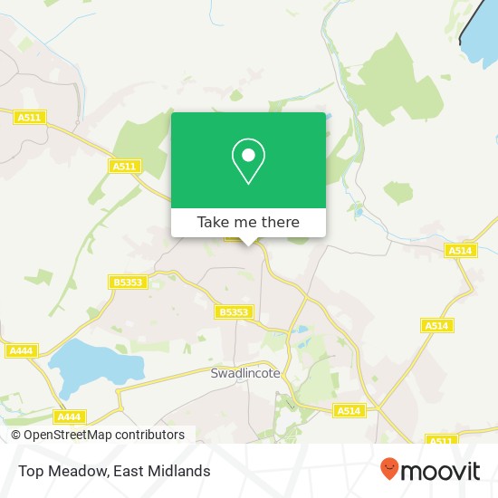 Top Meadow map