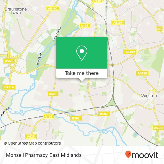 Monsell Pharmacy map