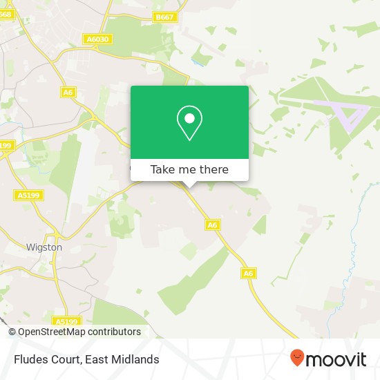 Fludes Court map