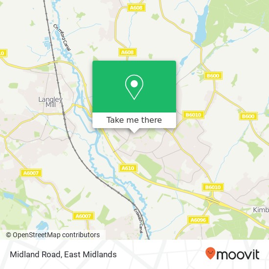 Midland Road map