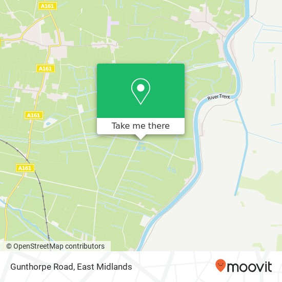 Gunthorpe Road map