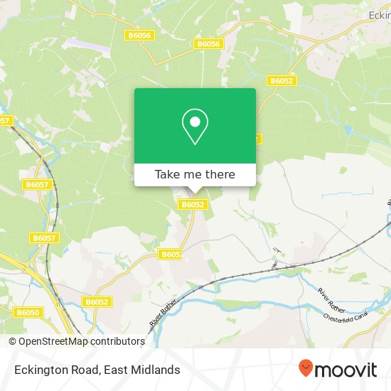 Eckington Road map