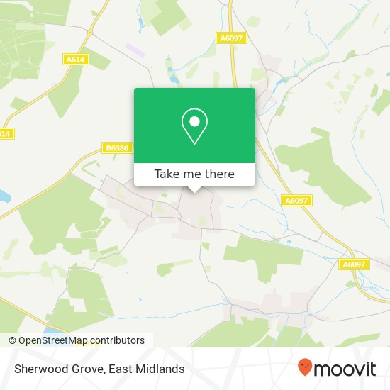 Sherwood Grove map