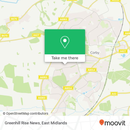 Greenhill Rise News map