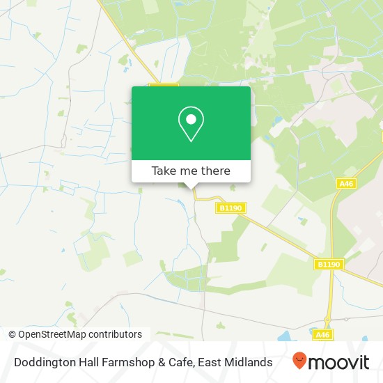 Doddington Hall Farmshop & Cafe map