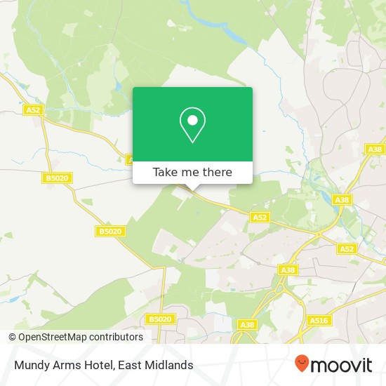 Mundy Arms Hotel map
