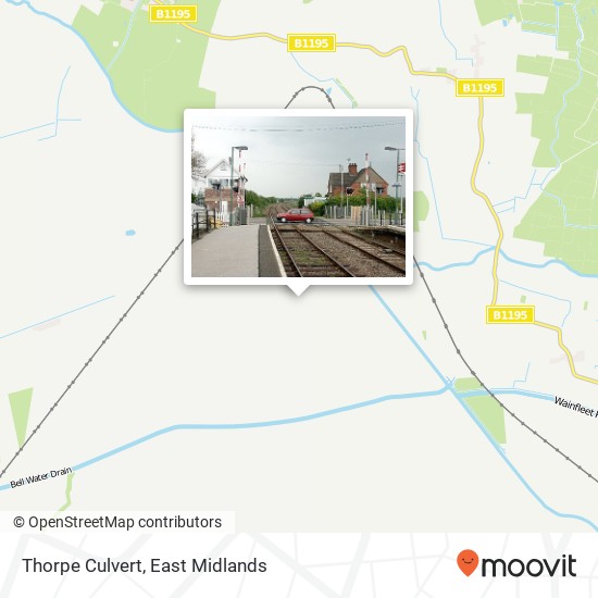 Thorpe Culvert map