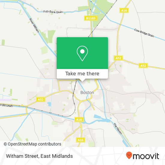Witham Street map