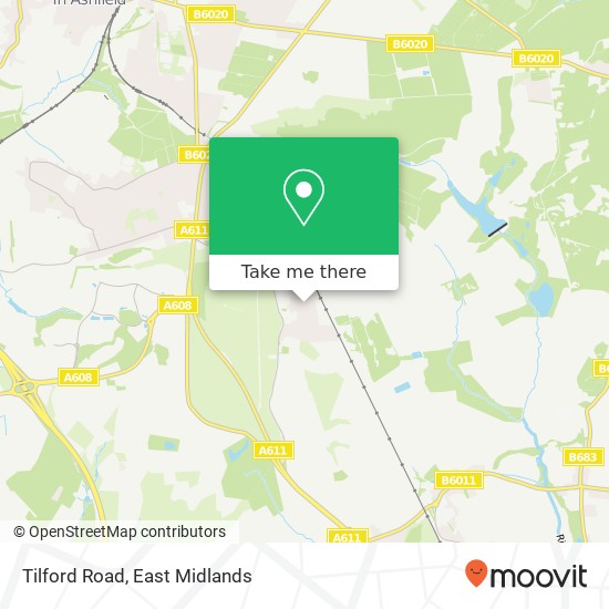 Tilford Road map