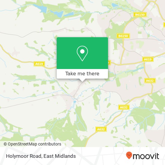 Holymoor Road map