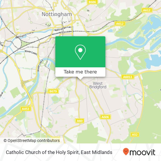 Catholic Church of the Holy Spirit map