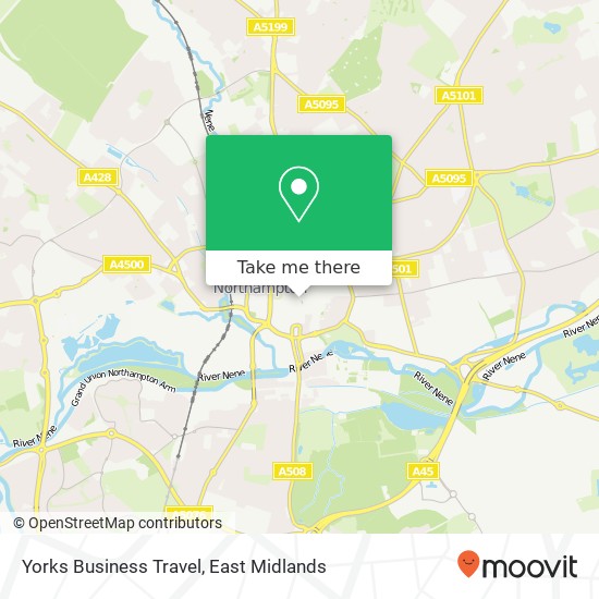 Yorks Business Travel map